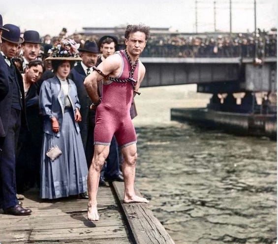 Harry Houdini Never Skipped a Leg Day! - by Adam Zucker
