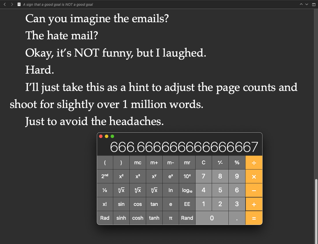 The writing number of the devil