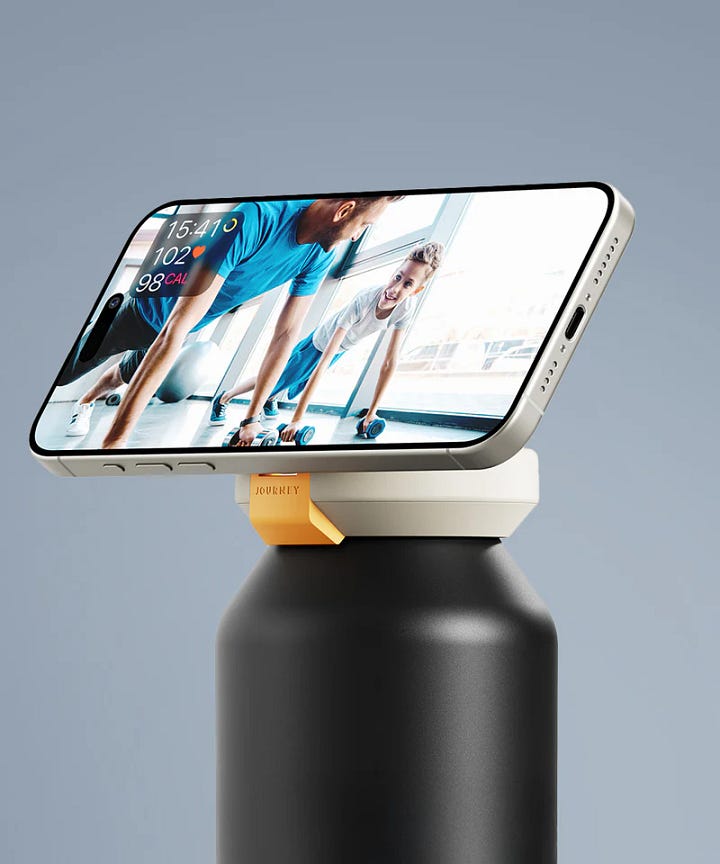 Find My AirTag water bottle iPhone iOS