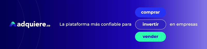 Banner Azul de Adquiere
