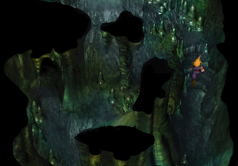 Path to the Nibelheim reactor in the original game and Crisis Core