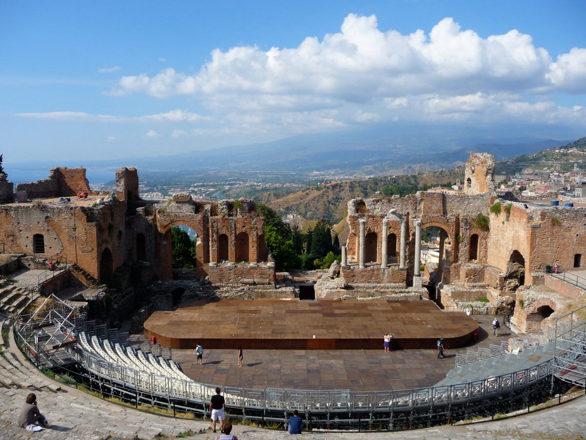 Visiting the Ancient Greek Theatre of Taormina, Sicily - HubPages