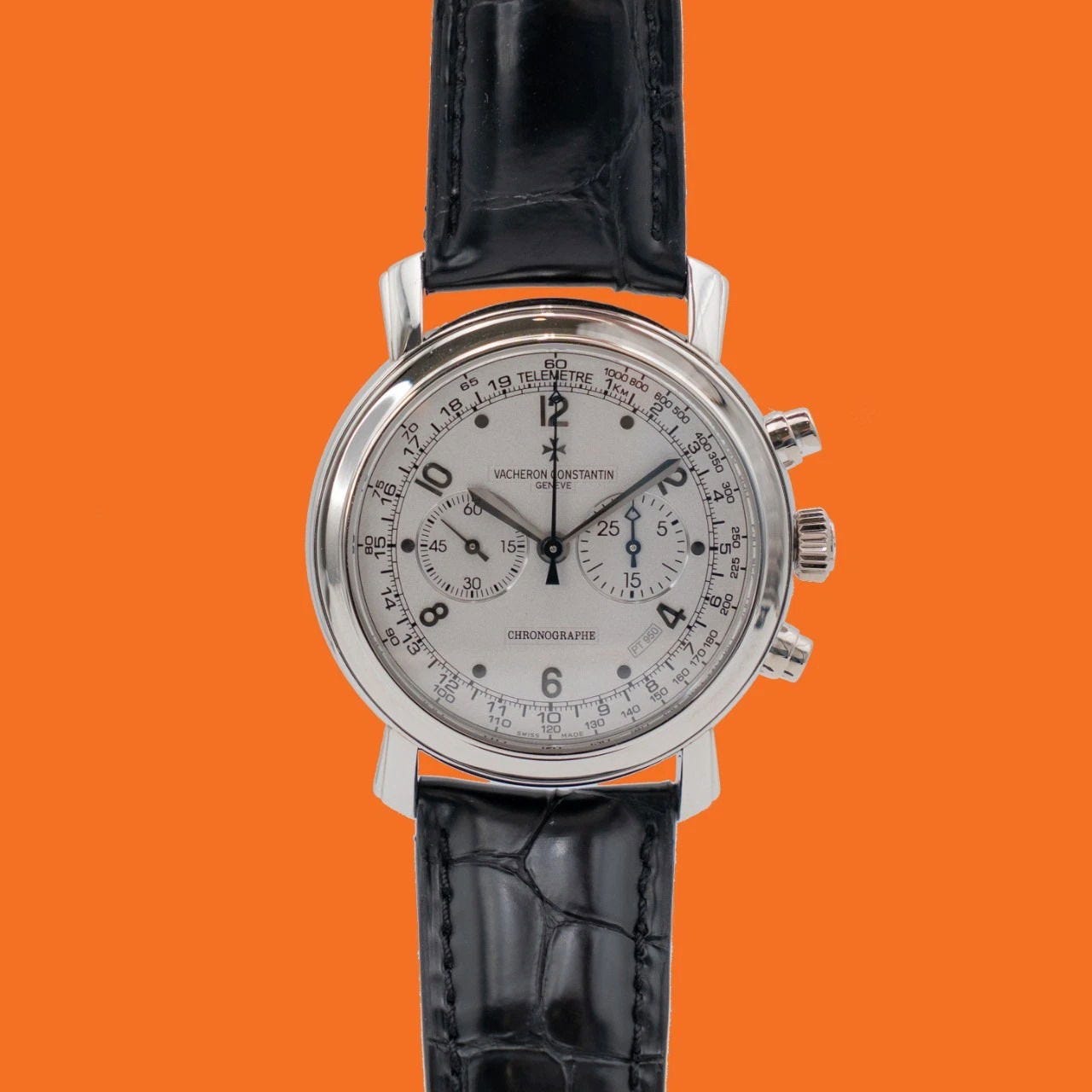 Vacheron Constantin Malte Chronograph 41.5 White Gold / Silvered / Arabic / Strap 47120/000G-9098 Listing Image 1