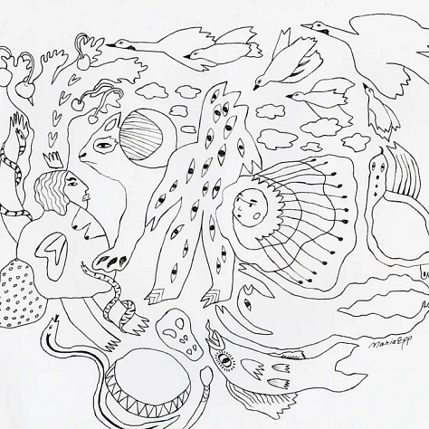 Pictures of Maria and her art