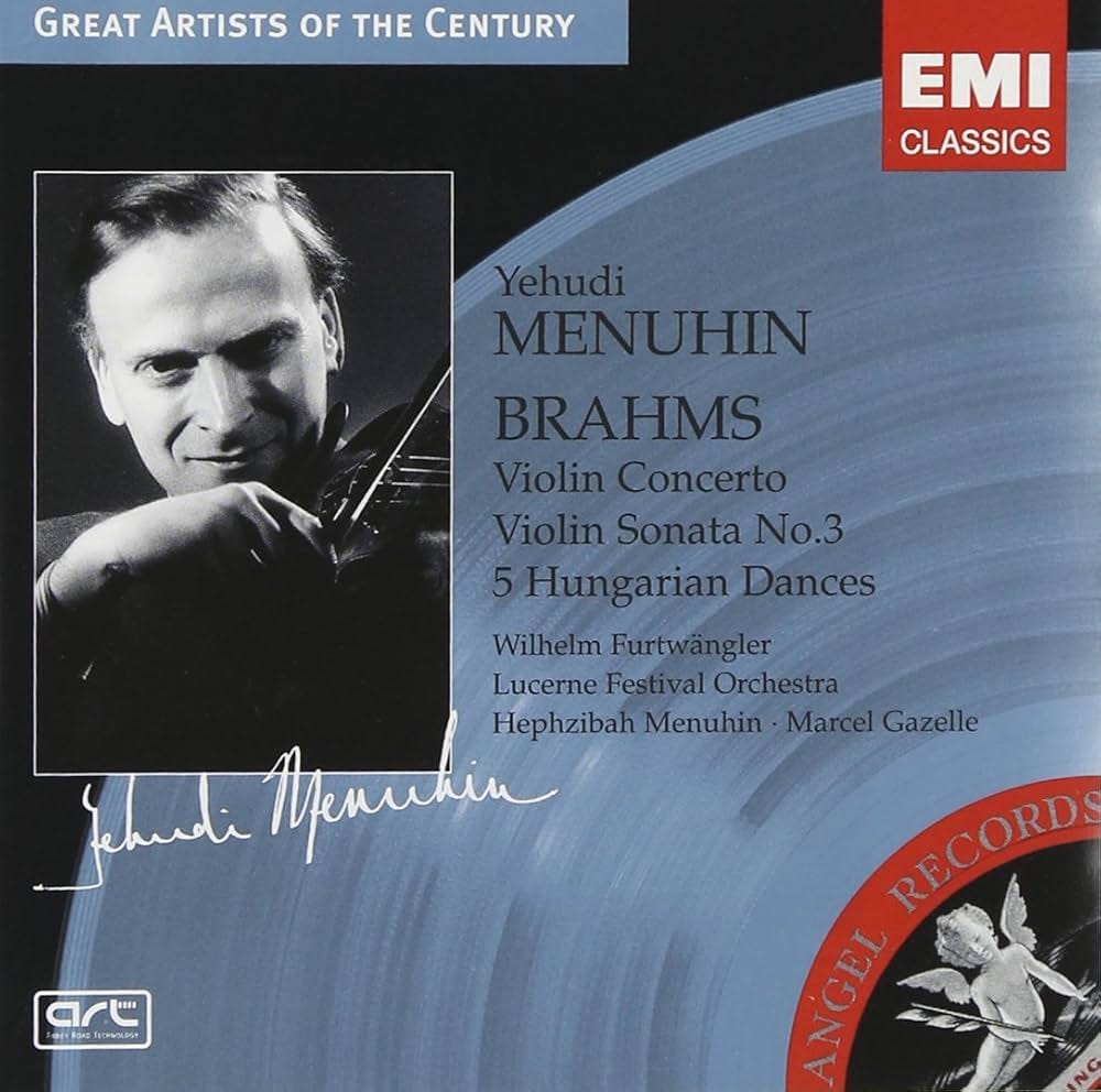 Brahms: Violin Concerto / Violin Sonata No. 3 / 5 Hungarian Dances ~  Menuhin / Furtwangler