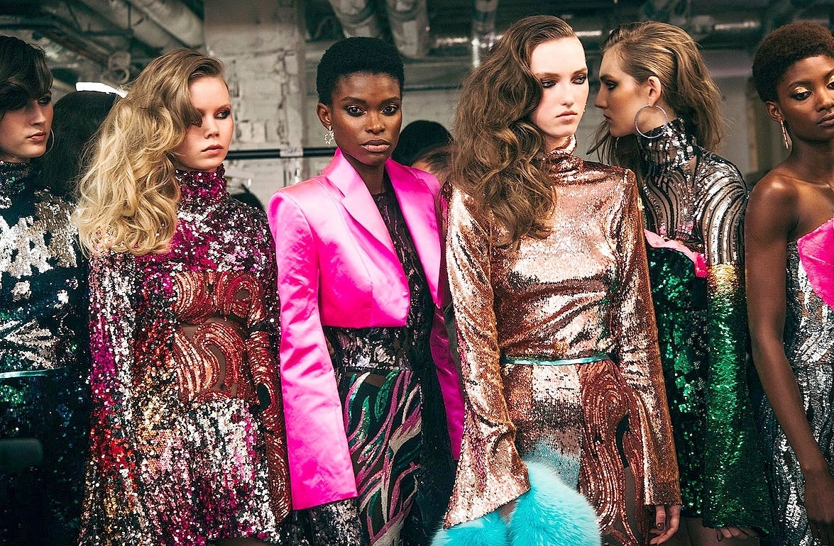 Halpern - Glamour Returns In An Explosion Of Multicolored Sequins — Très  Haute Diva