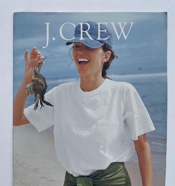 [ the vintage ] J.CREW christmas 1993 ② A Touch of Southern Grace : Vintage J. Crew Holiday Catalogs