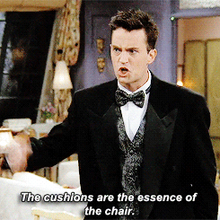 When Chandler and Joey compete over a chair...