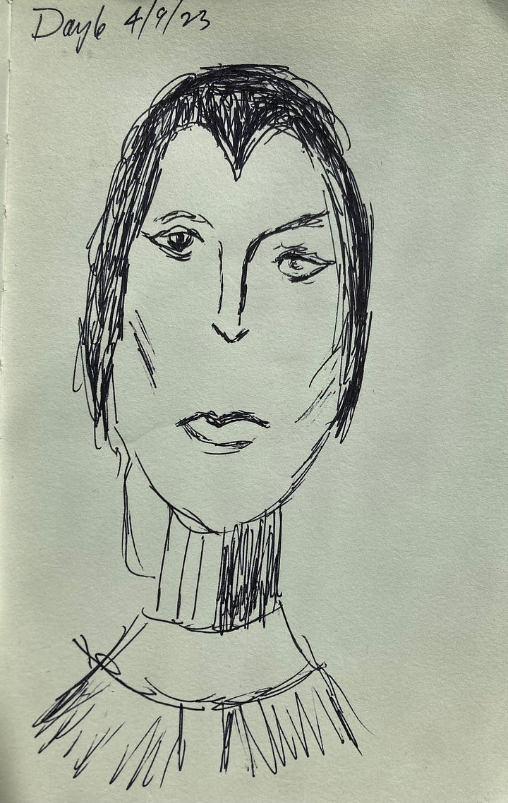 Drawings done in the early days of my drawing class.