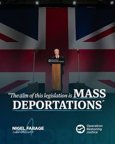 A Reform UK government will do what any normal country would do. We will deport illegal migrants. This is Operation Restoring Justice. 👇 A Reform UK government will do what any normal country would do. We will deport illegal migrants. This is Operation Restoring Justice. 👇
