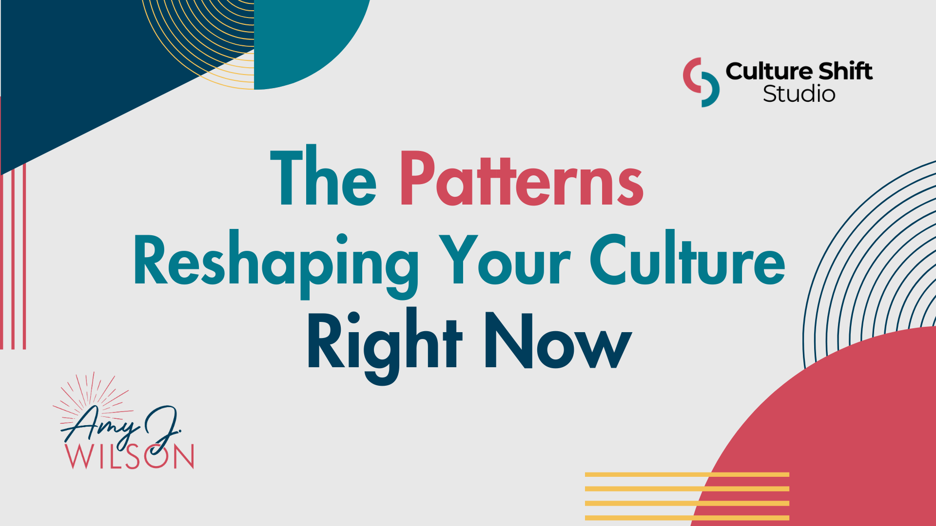 The Six Patterns Reshaping Your Culture Right Now