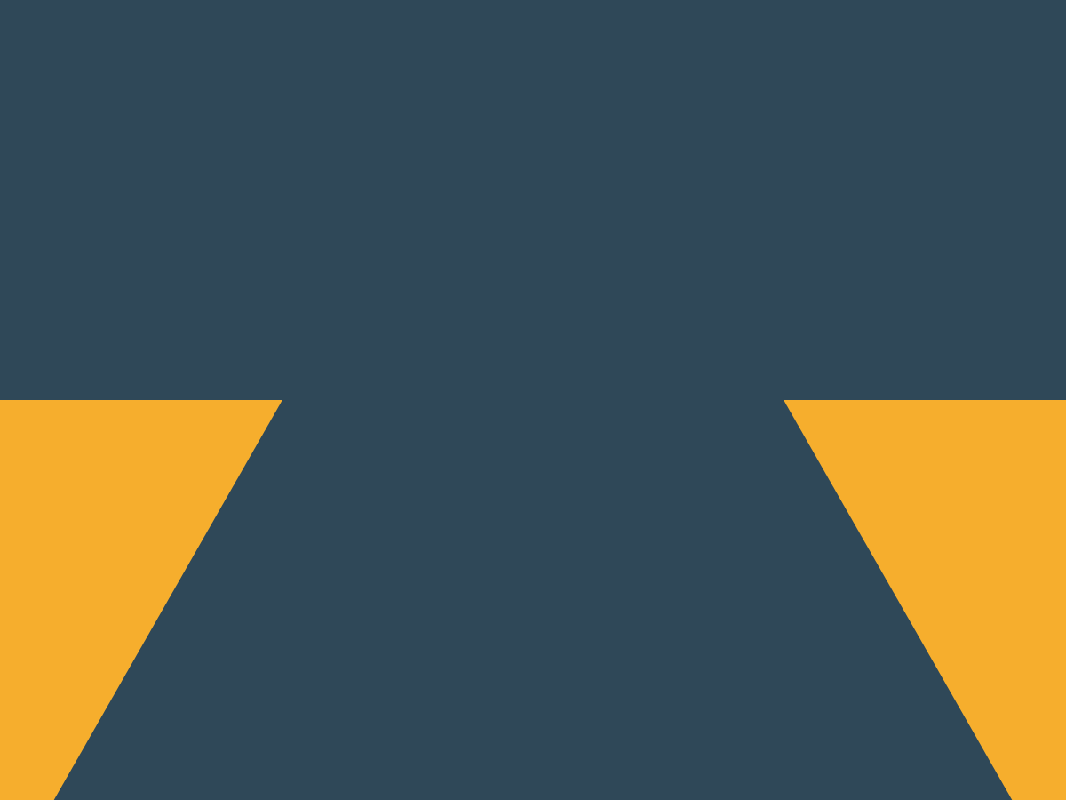 blue background with two yellow cliffs