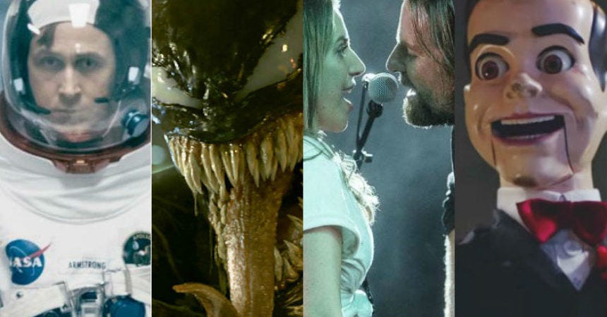 first man venom a star is born goose bumps 2 box office numbers first man venom a star is born goose bumps 2 box office numbers