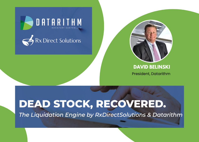 Liquidation Engine, a new return-to-manufacturer feature developed through a partnership between Datarithm and Rx Direct Solutions. The feature will provide pharmacies with unprecedented transparency and control over short-dated and expired returns, including the ability to select value thresholds for returns, determine eligibility and timing, view expected return credit values, and generate return authorizations (RAs) and shipping labels, as well as, optionally, insuring shipped packages — benefits not typically available through traditional reverse distributors.