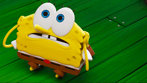 a cartoon character named spongebob has blue eyes a cartoon character named spongebob has blue eyes