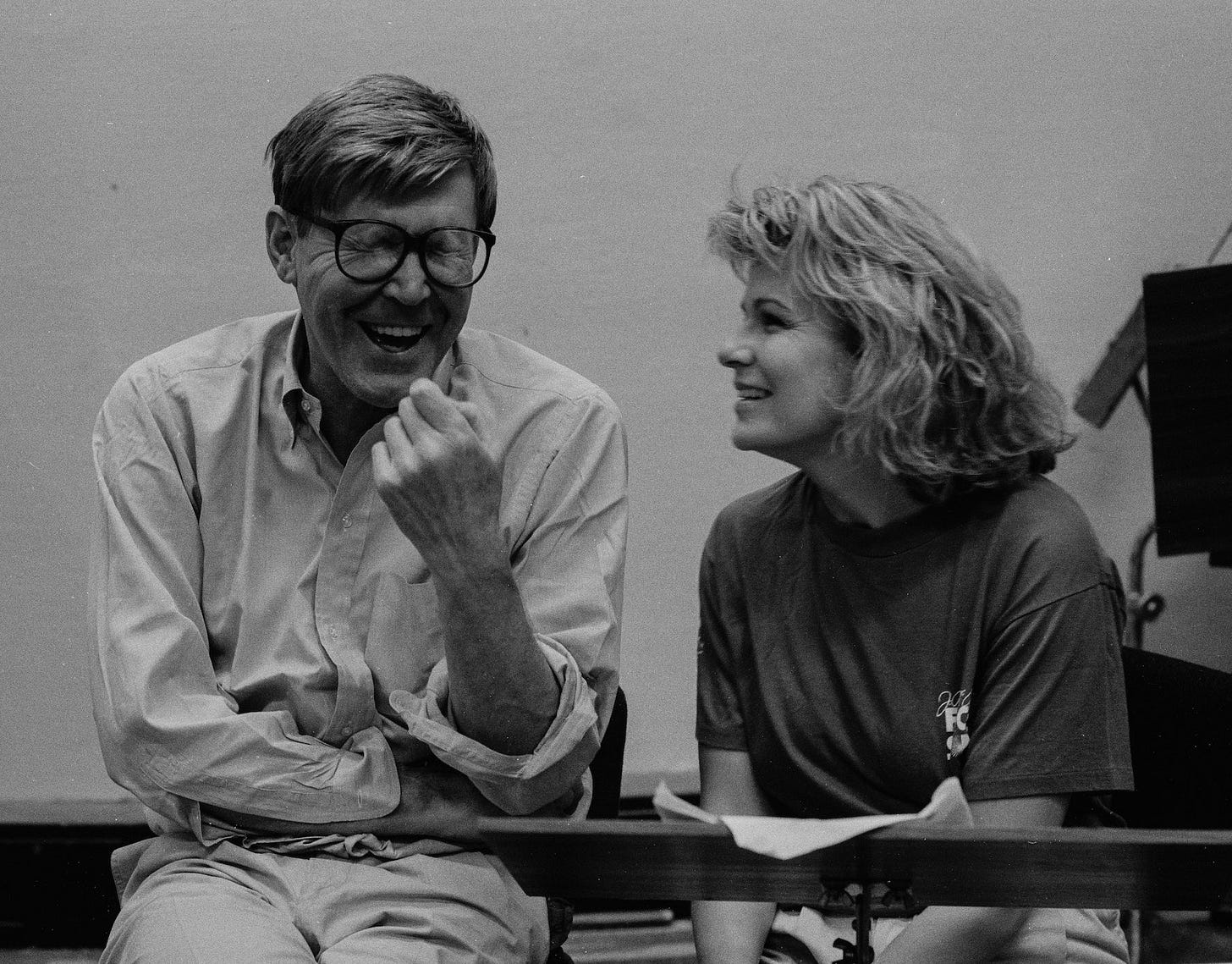Giles Smart on X: "Love this photo of Alan & Julie. I wonder what she said  to make him laugh so much? Many Happy Returns to Alan Bennett ❤️  https://t.co/tXCItKWtgU" / X