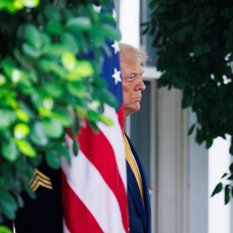 President Trump at the White House on Wednesday.