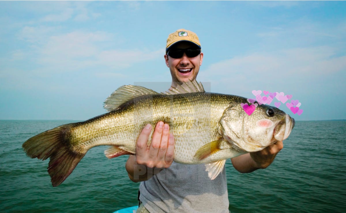 man with fish