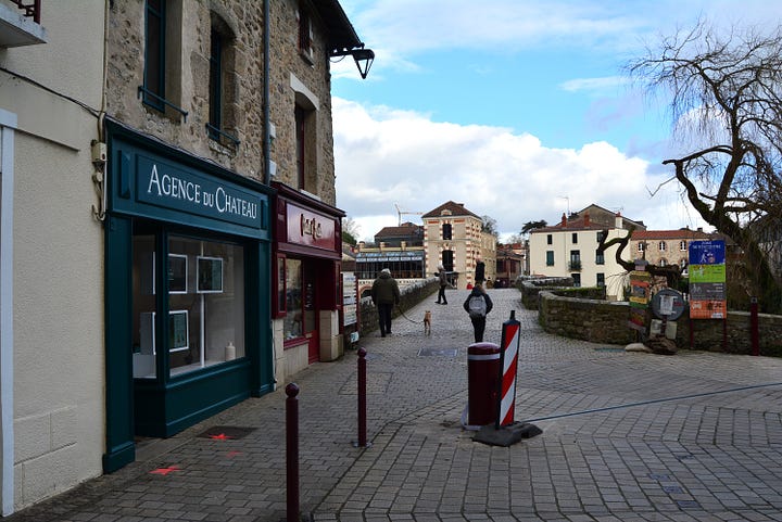 The streets of Clissson France