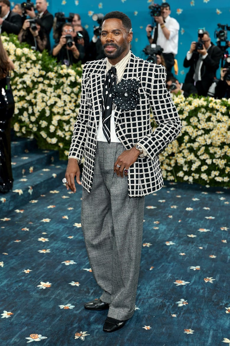 Colman Domingo attends the 2025 Met Gala Celebrating "Superfine: Tailoring Black Style" at Metropoli...