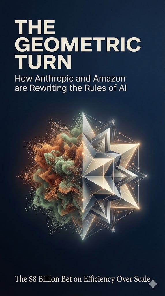 The Geometric Turn: The Anthropic-Amazon Alliance and the Architecture of the Post-Scaling Era