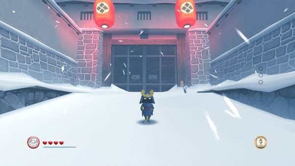 A video game screen with a cartoon character in the snow

AI-generated content may be incorrect.