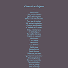Chants de madrépores