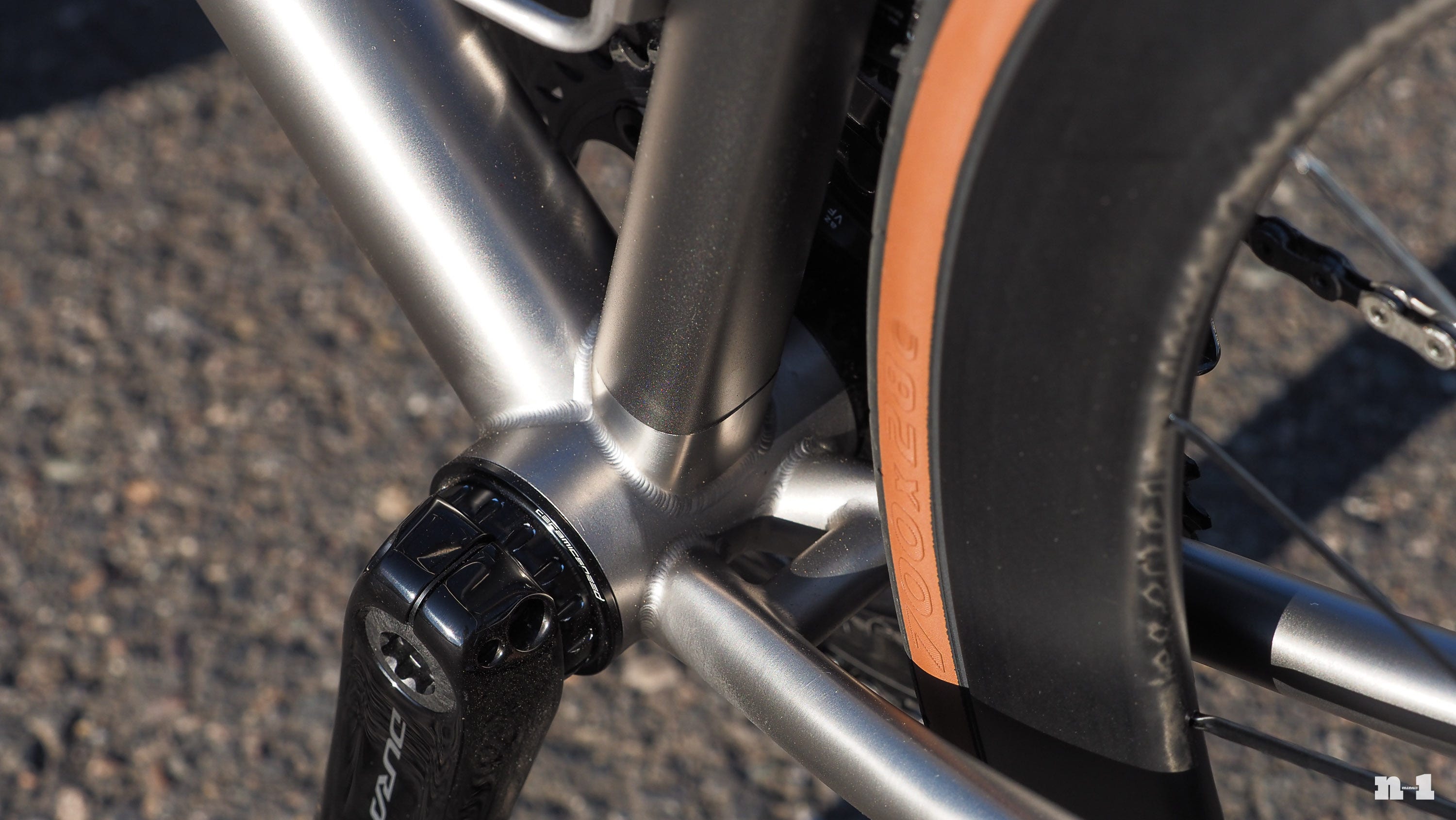 Mosaic Cycles RT-Zero bottom bracket area