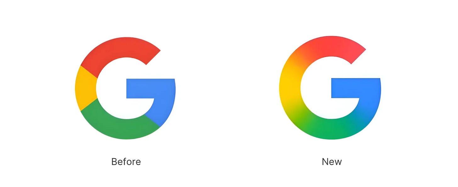 Google‘s New Logo App icon on iOS 2025