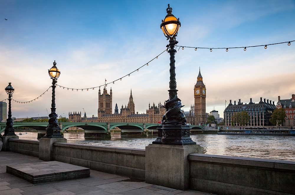 Dolphin Sturgeon lamp posts refurbishment Victoria Embankment in London