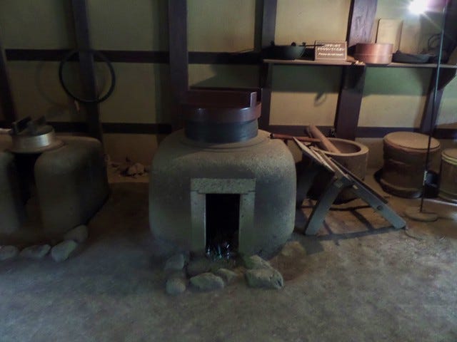 Stove or kiln inside House of Koide Stove or kiln inside House of Koide