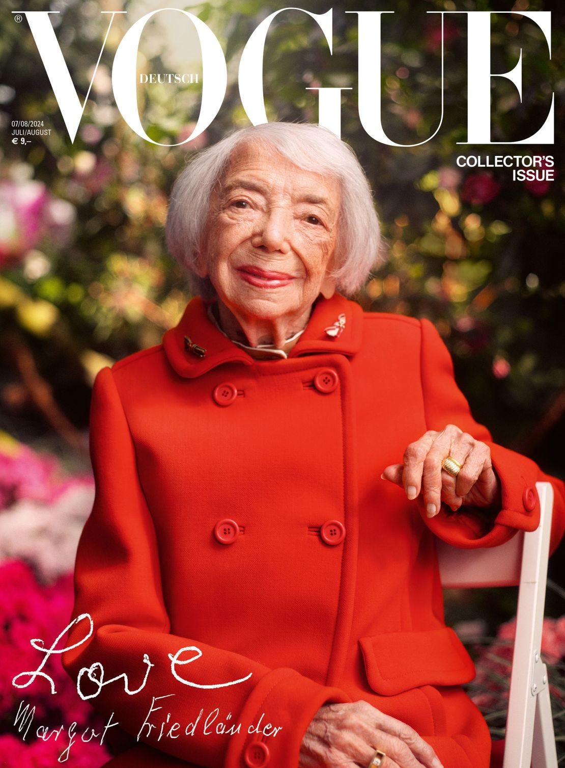 The collector's issue of Vogue Germany is available on newsstands from June 22.