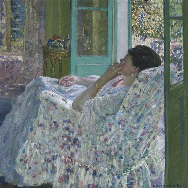 Afternoon - Yellow Room, 1910 - Frederick Carl Frieseke
