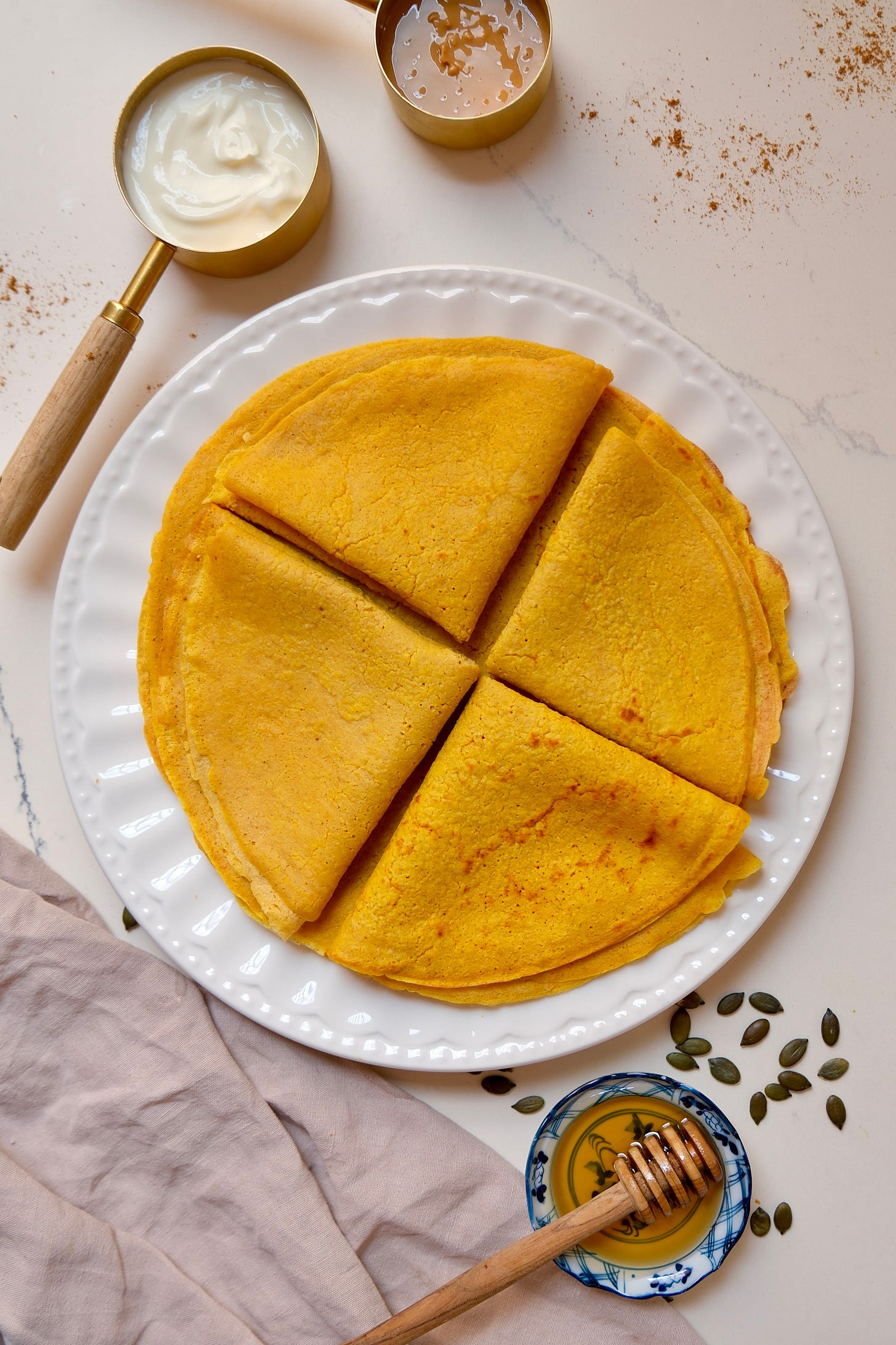 Pumpkin Spice Crepes