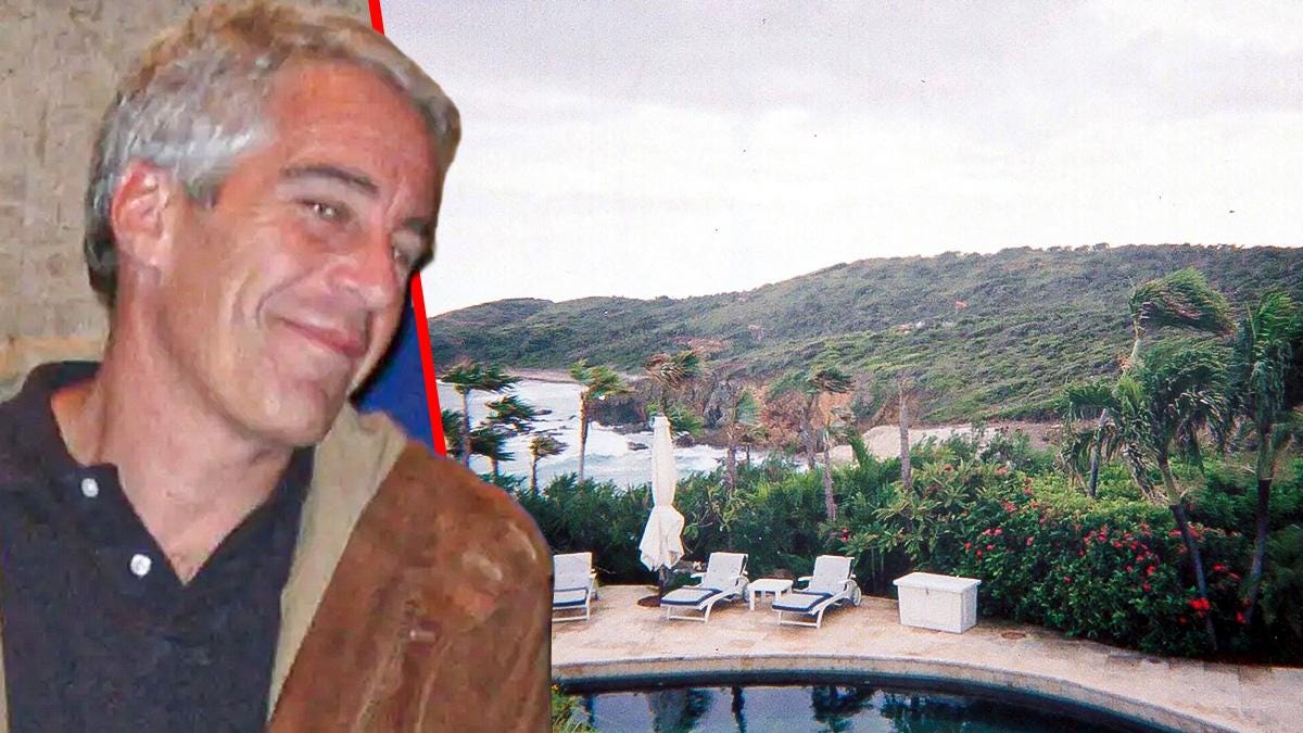 New photos of Epstein Island have been leaked. New photos of Epstein Island have been leaked.