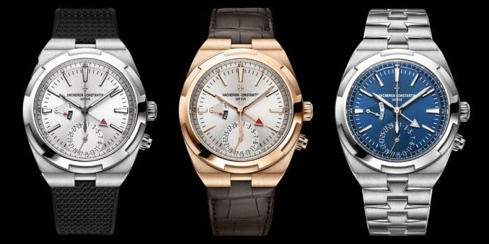 The shape of a Maltese cross — Vacheron's emblem — is integrated into the Overseas' design. The shape of a Maltese cross — Vacheron's emblem — is integrated into the Overseas' design.