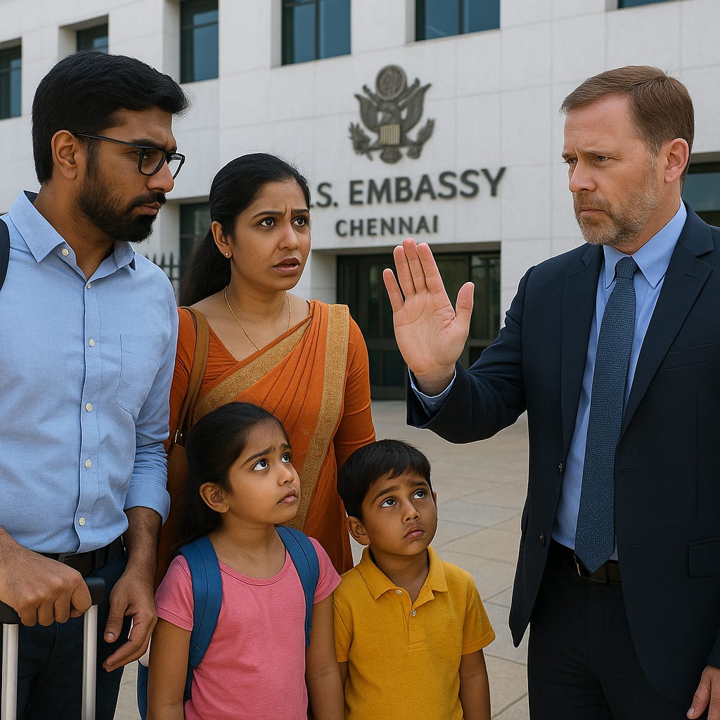 Denied Entry at U.S. Embassy