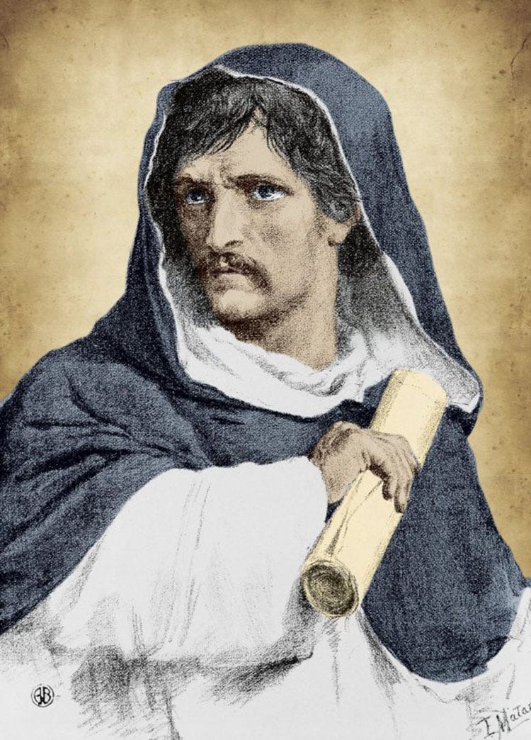 Giordano Bruno muere en la hoguera Giordano Bruno muere en la hoguera