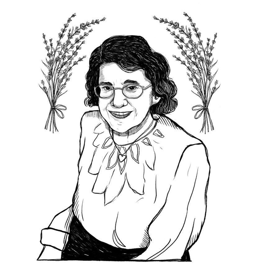 My grandmother, as drawn by Rama Duwaji