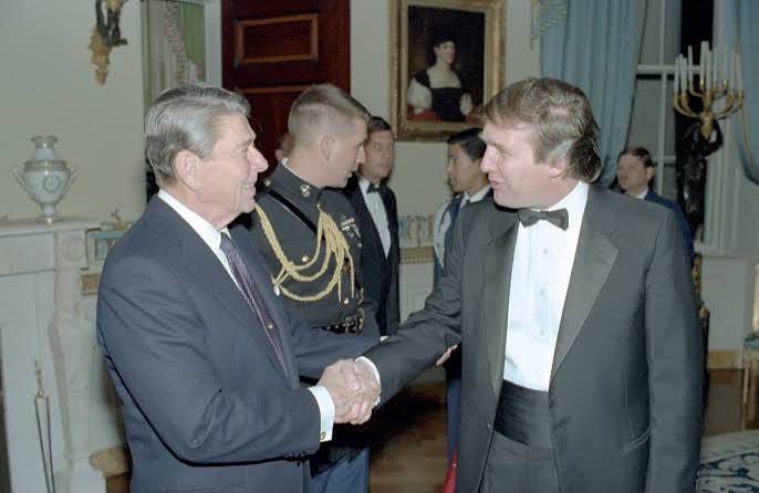 Records Show Scant Reagan-Trump Ties - WSJ