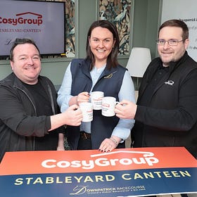 CosyGroup to sponsor Stableyard Canteen at Downpatrick Racecourse for 2025 Season