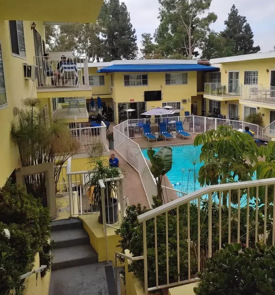 The Magic Castle Hotel in Hollywood
