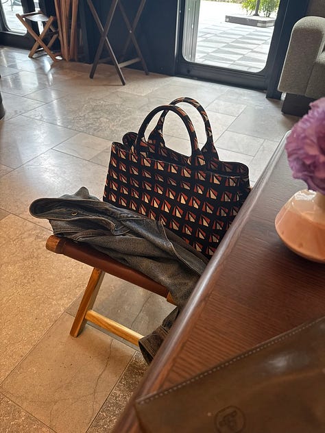 Printed canvas Prada bag, The Attico green large handbag, Celine trapeze, Phoebe Philo era Celine Trapeze, Special edition Celine Trapeze, Shearling Celine Trapeze