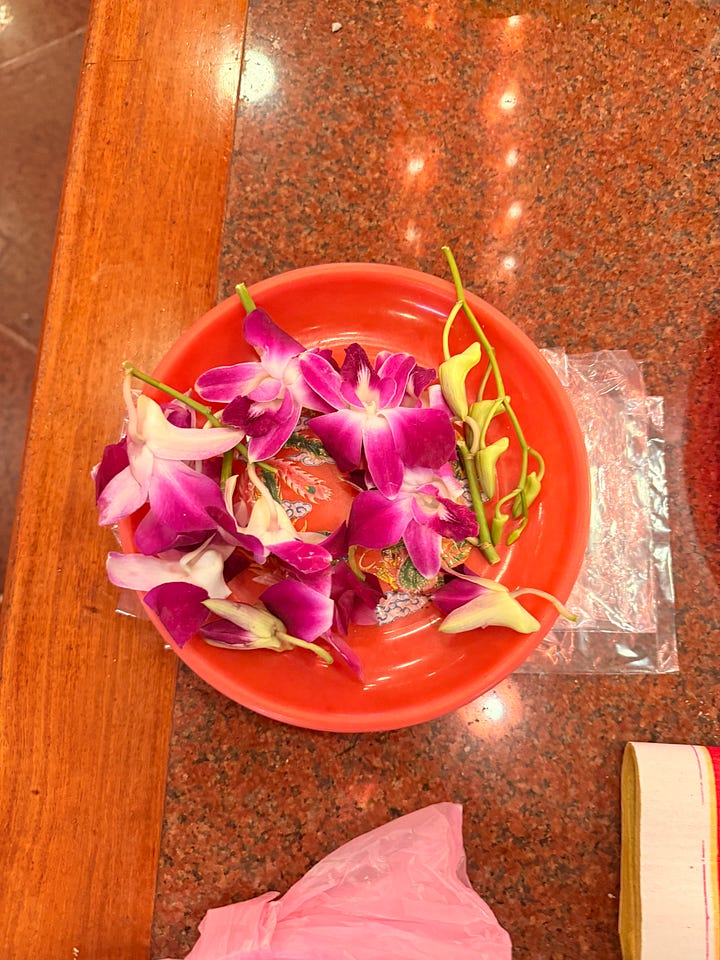 Offerings at Ciyou Temple