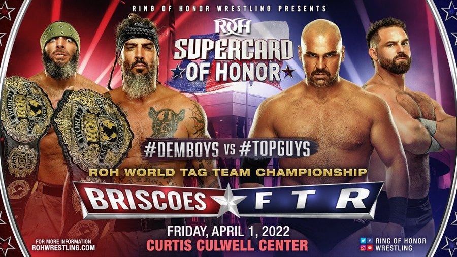 FTR vs Briscoes Announced For Supercard of Honor | Wrestle Purists | All  Things Pro Wrestling