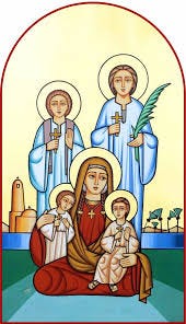 The Martyrdom of Mother Dolagy and Her Four Children On this day of the  year 19 of the martyrs (303 AD), Mother Dolagy and her four children,  Soris, Horman, Abanoufa and Shentas,