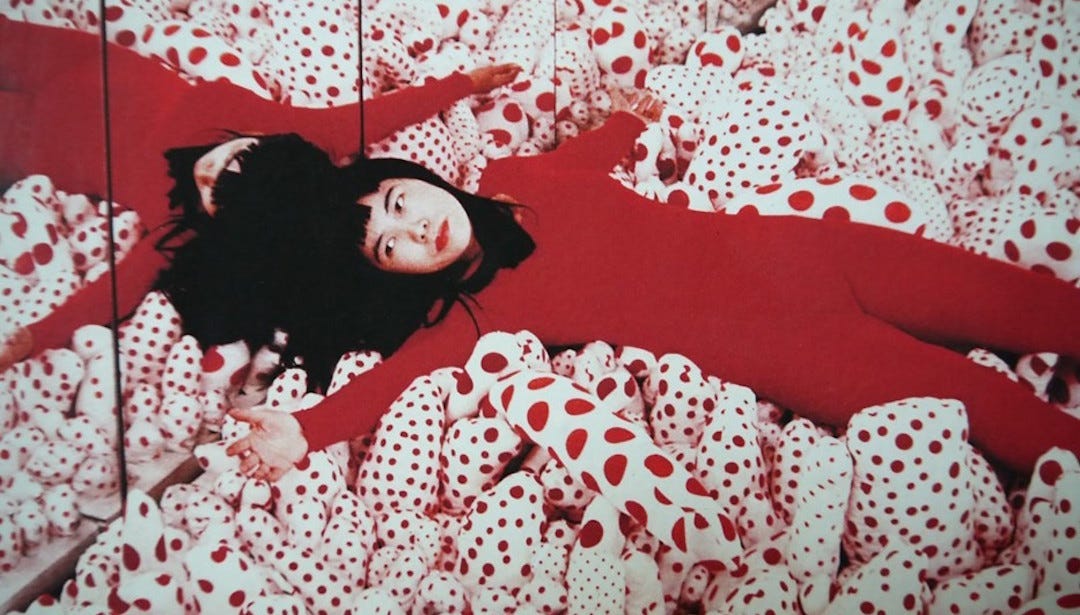 Transforming Trauma: A Day in the Life of Yayoi Kusama | by Tess in the  City | Medium