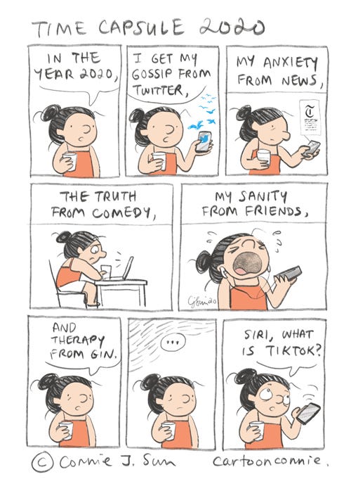 comic strip, pandemic diary, sketchbook, drawing, humor, comics, connie sun, cartoonconnie