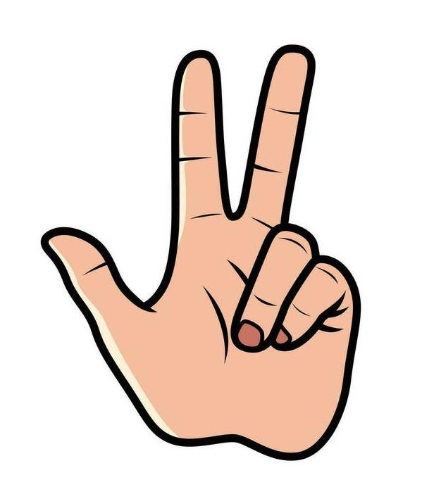 Three Finger Hand Sign Isolated on a white background. Icon Vector Illustration. 29593453 Vector Art at Vecteezy Three Finger Hand Sign Isolated on a white background. Icon Vector Illustration. 29593453 Vector Art at Vecteezy