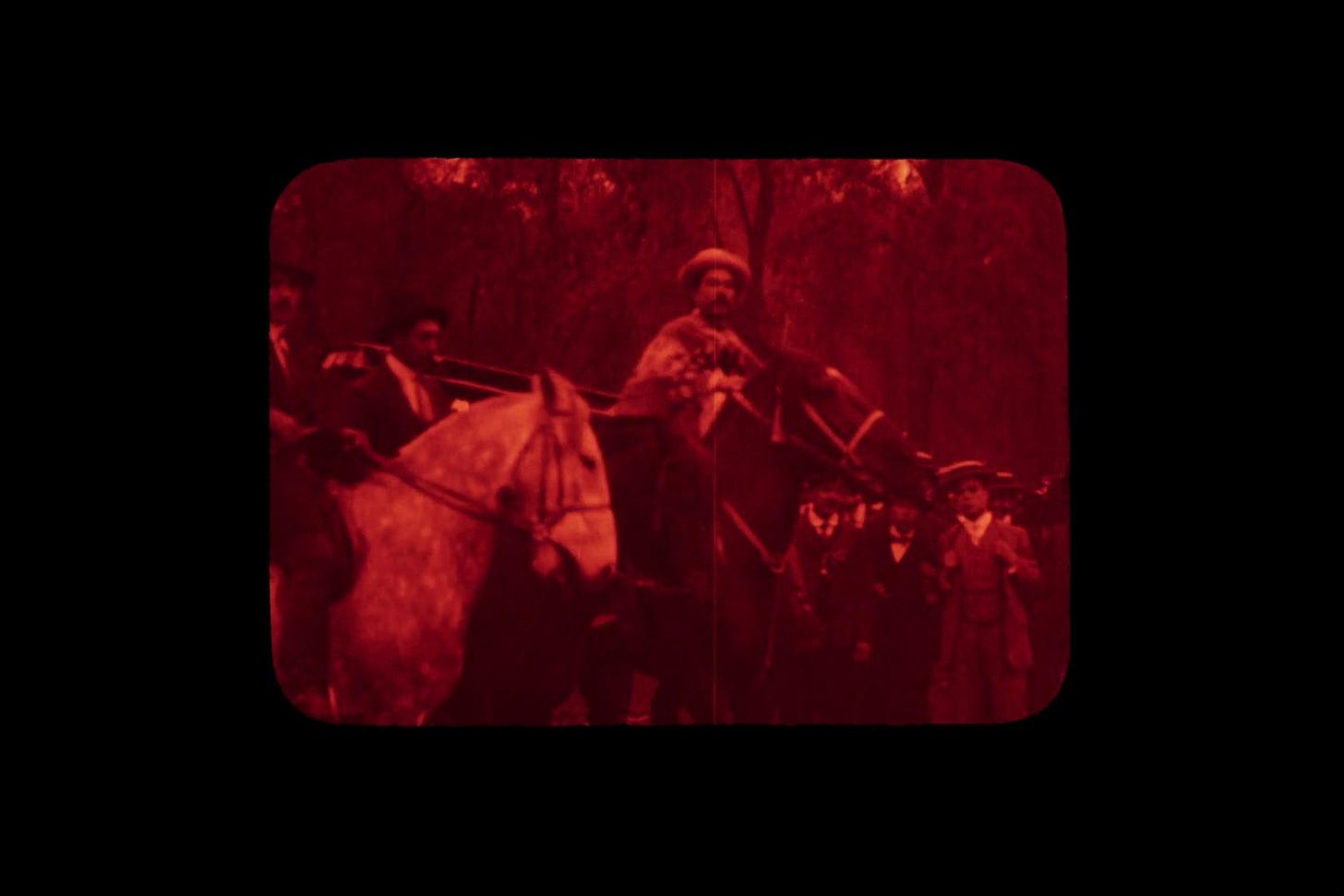 A still from the film The Settlers A still from the film The Settlers